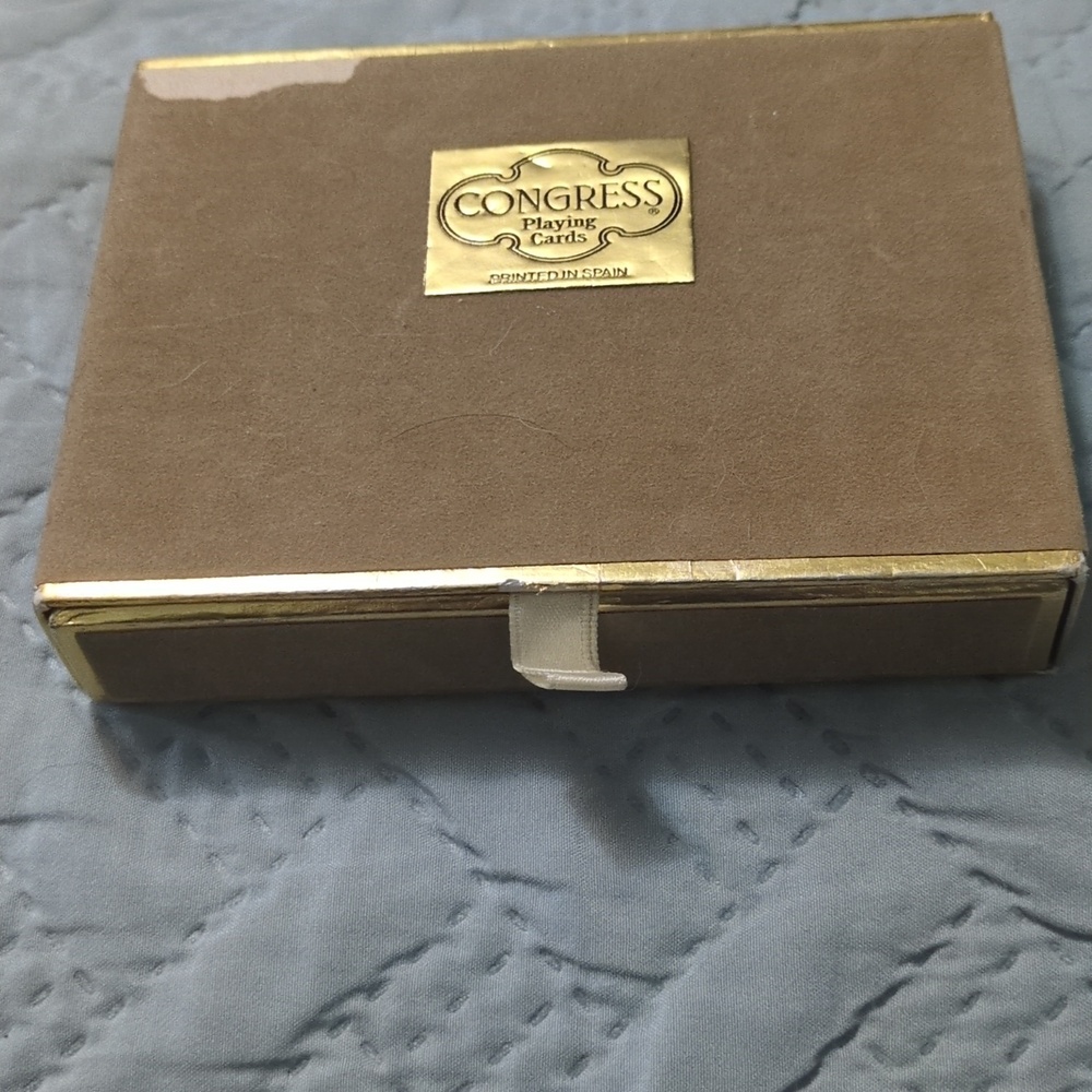 3 double sets of vintage Congress playing cards - - Picture 7 of 7
